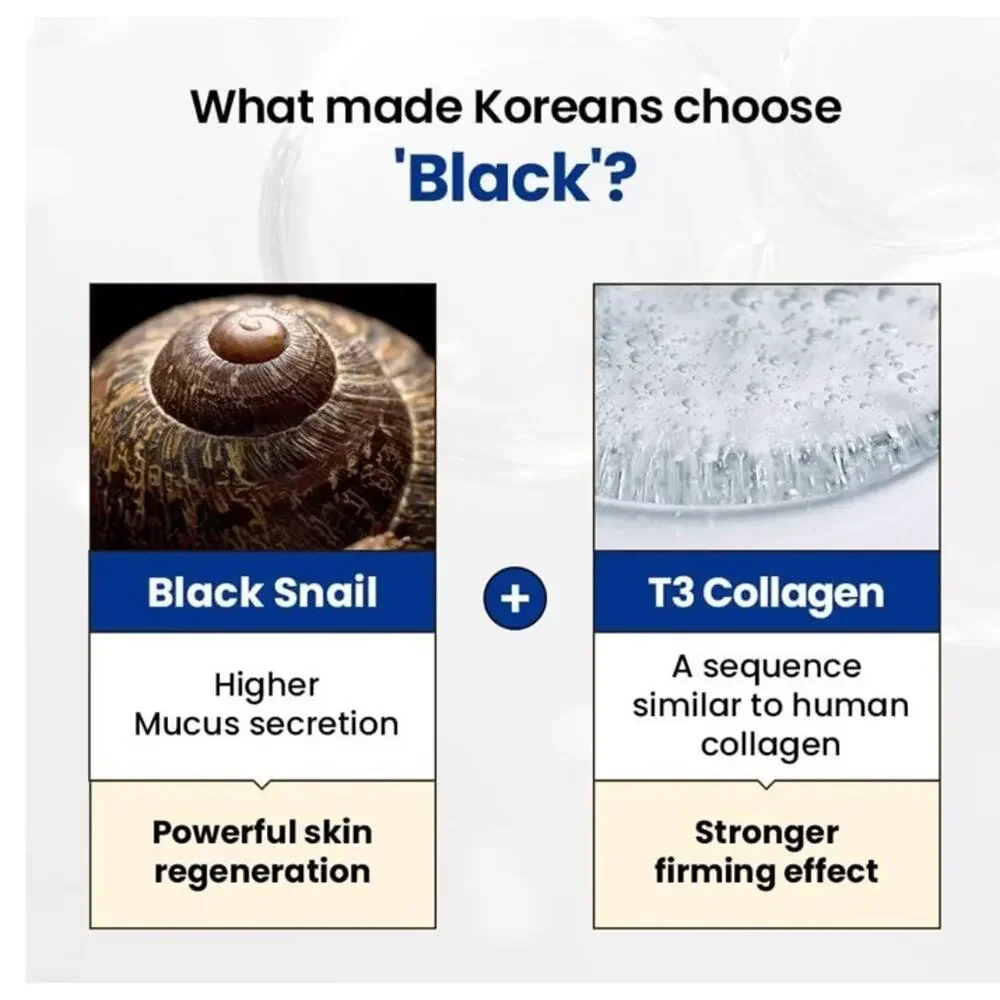 Dr. G Black Snail Lifting Mask Snail Mucin & Collagen Korean Skincare 5 Masks - Picture 4 of 5